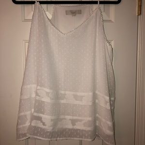 White Tank Top W/ Tags